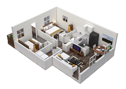 7415 Patrick Henry Ct 1-2 Beds Apartment for Rent - Photo Gallery 32